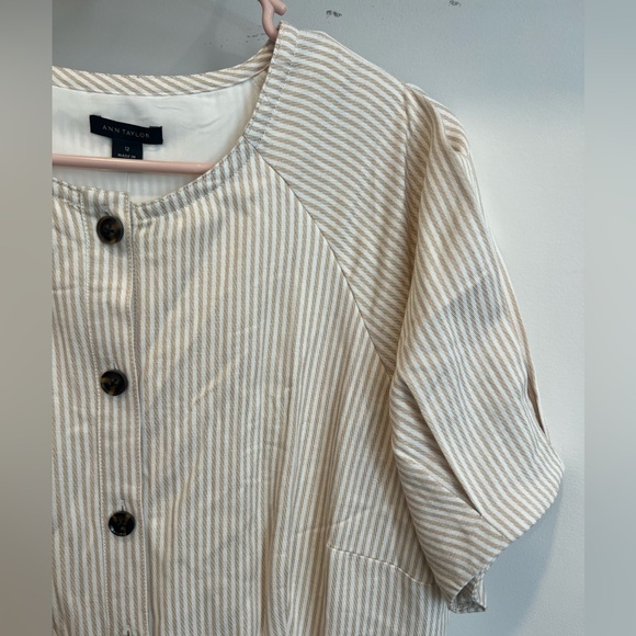 Ann Taylor Button Down Midi Dress - Picture 8 of 9